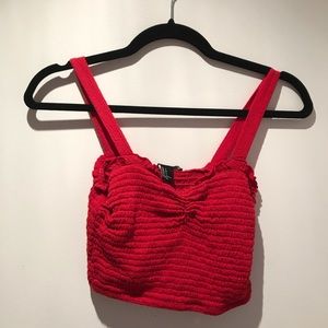 Forever 21 red crop top